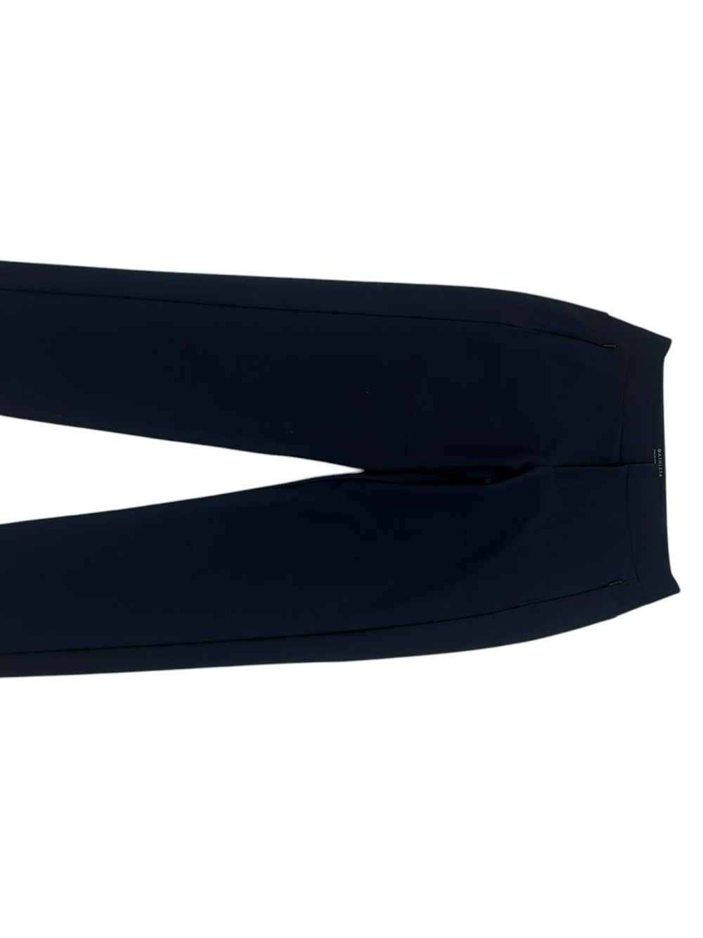 Athleta Stellar skinny Black Performance Stretch trouser Pants zip pockets sz 4